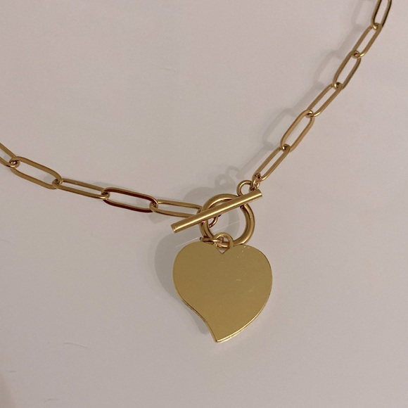 Prada Heart Tag Necklace Upcycled - Picture 3 of 3